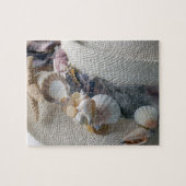 Straw Pet met Sea Shells Jigsaw Puzzel (Horizontaal)