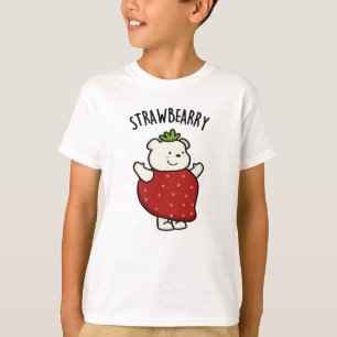 Strawbeary Funny Strawberry Beer Pun T-shirt