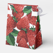 Strawberries and Cream Summer Pattern Bedankdoosjes (Achterkant)