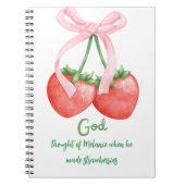 Strawberries and Genesis 1 Journal (Devant)