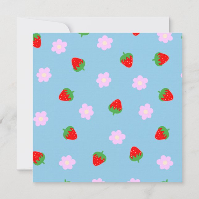 Strawberries & Flowers (Voorkant)