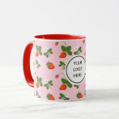 Strawberries Mok (Voorkant links)