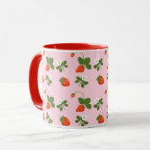 Strawberries Mok (Voorkant links)