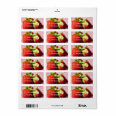 Strawberries Return Address Label (Full Sheet)