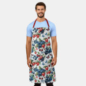 Strawberries With Blueberries and Butterflies Schort (Gedragen)