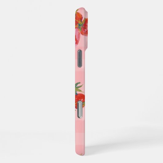 Strawberry Aesthetic Case | Fresh Fruit Vibes iPhone Hoesje (Rechterkant)