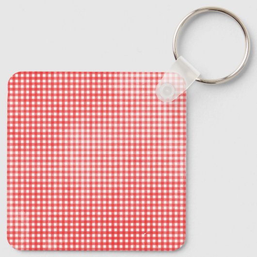 Strawberry and Tape Measure With Quote Sleutelhanger (Achterkant)