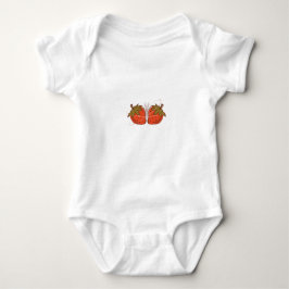 Strawberry baby bodysuit