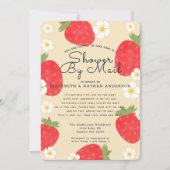 Strawberry Baby shower per post Kaart (Voorkant)