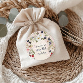 Strawberry Berry Eerste 1e Verjaardagsfeest Ronde Sticker