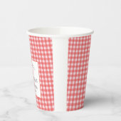 Strawberry Berry Eerste Picknick Baby shower Papieren Bekers (Links)