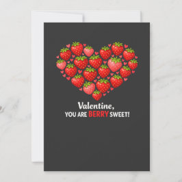 Strawberry Berry Sweet Kids Valentines Day Feestdagenkaart