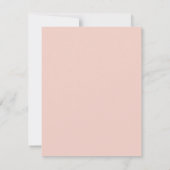 Strawberry Birthday Boho Pink Uitnodiging (Achterkant)