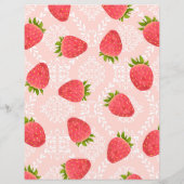 Strawberry Blank Peach Papier Papier (Achterkant)