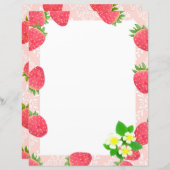 Strawberry Blank Peach Papier Papier (Voorkant / Achterkant)
