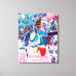 Strawberry boerderij Port Macquarie Australië Canvas Afdruk