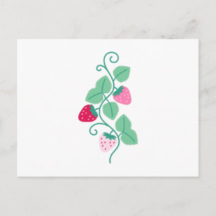 Strawberry Border Briefkaart