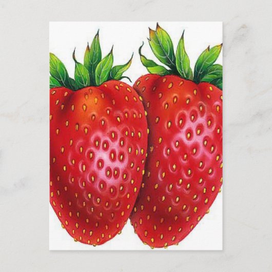 STRAWBERRY BRIEFKAART (Voorkant)