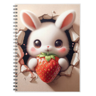 Strawberry Bunny Notitieboek