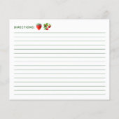 Strawberry Cake Recipe (Achterkant)