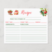 Strawberry Cake Recipe (Voorkant)