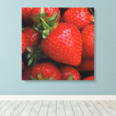 STRAWBERRY CANVAS AFDRUK (Insitu (Houten vloer))