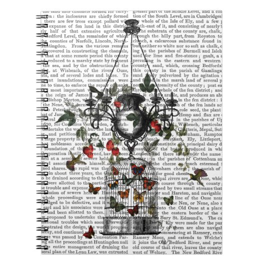 Strawberry Chandelier Notitieboek (Voorkant)