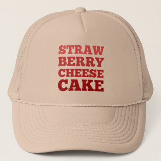 Strawberry Cheesecake Aesthetic Food (dark) Trucker Pet