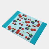 Strawberry cherry blue rasp Black berry Deuren Mat (Schuin)