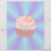 Strawberry Cupcake Flyer (Achterkant)