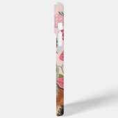 Strawberry Cute Cat Phone Case Kawaii Kitten (Achterkant / Links)