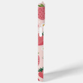 Strawberry Cute Cat Phone Case Kawaii Kitten (Achterkant / Rechts)