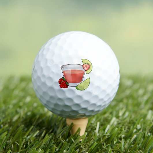 Strawberry Daiquiri Golf Balls Golfballen (Insitu Shirt)