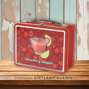 Strawberry Daiquiri Metalen Lunchbox