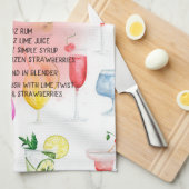 Strawberry Daiquiri Recipe Personalized Theedoek (Quarter Fold)