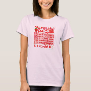 Strawberry Daiquiri shirt - kies stijl, kleur