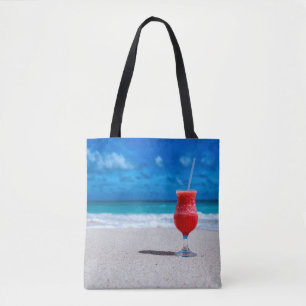 Strawberry Daiquiri Tropical Punch Caribbean Beach Draagtas
