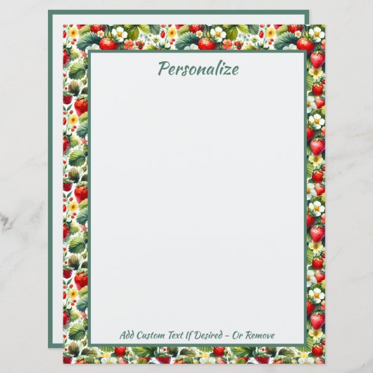  Strawberry Daisy Bloementuin (Voorkant / Achterkant)