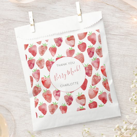 Strawberry Dank je Bedankzakje