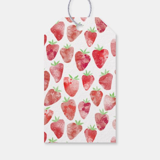 Strawberry Dank je Cadeaulabel (Achterkant)