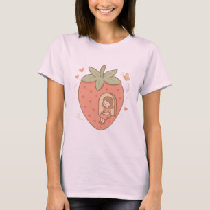 Strawberry Daydream – Gezellig Fruit Cottage T-shirt