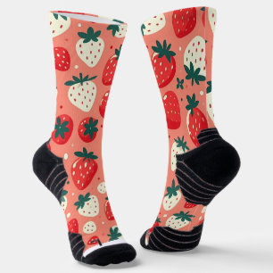 Strawberry Delight Pattern Sokken