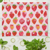 Strawberry Delight Pattern Theedoek (Gevouwen)