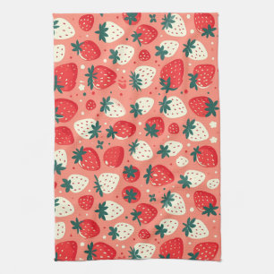 Strawberry Delight Pattern Theedoek