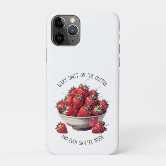 Strawberry Design - Berry zoeter binnen Case-Mate iPhone Case (Achterkant)