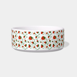 Strawberry Design Hondenschaal Voerbakje