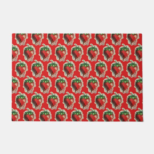 Strawberry-deurmat Deurmat (Voorkant)