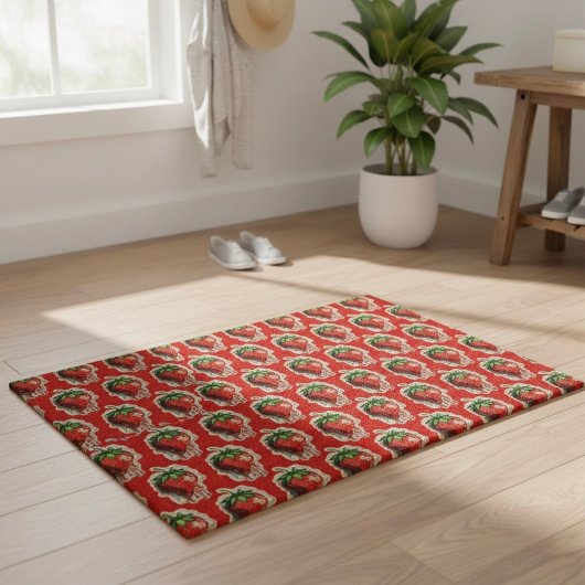 Strawberry-deurmat Deurmat