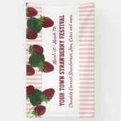 Strawberry Festival Banner (Verticaal)