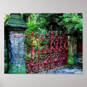 Strawberry Field Gates, Liverpool, Verenigd Konink Poster